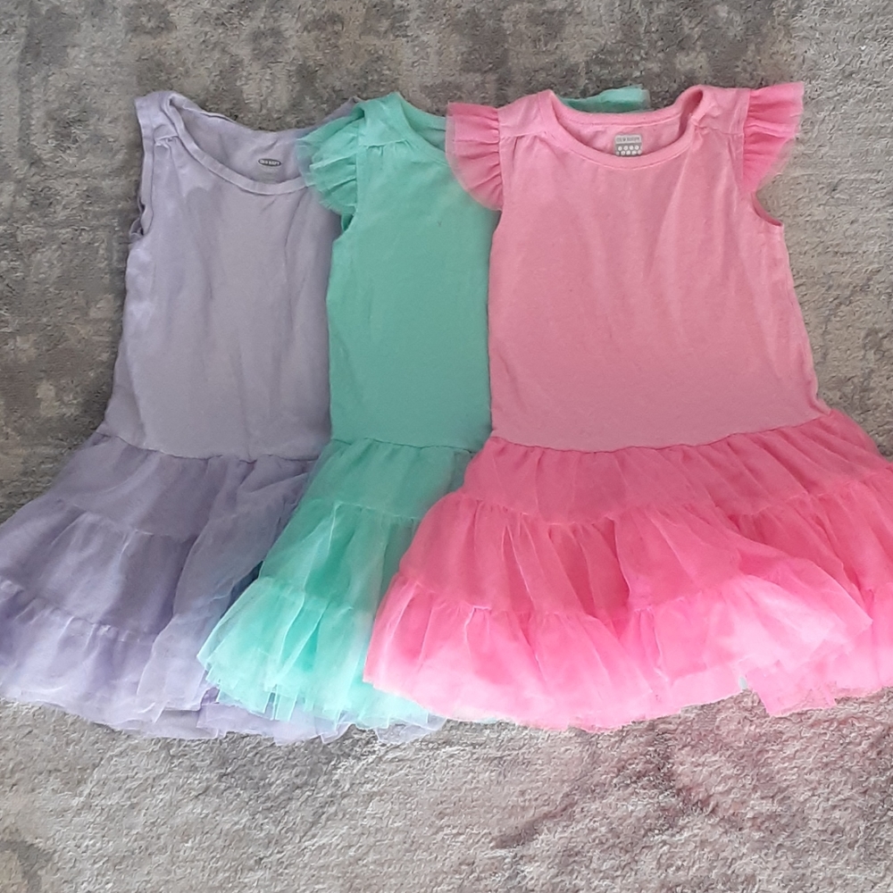 BUNDLE of 3 tulle/tutu dresses. All size 3T.